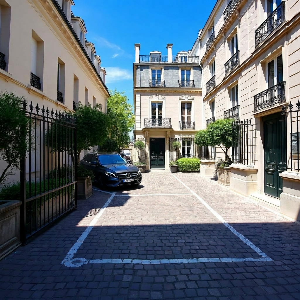 Emplacement extérieur privatif